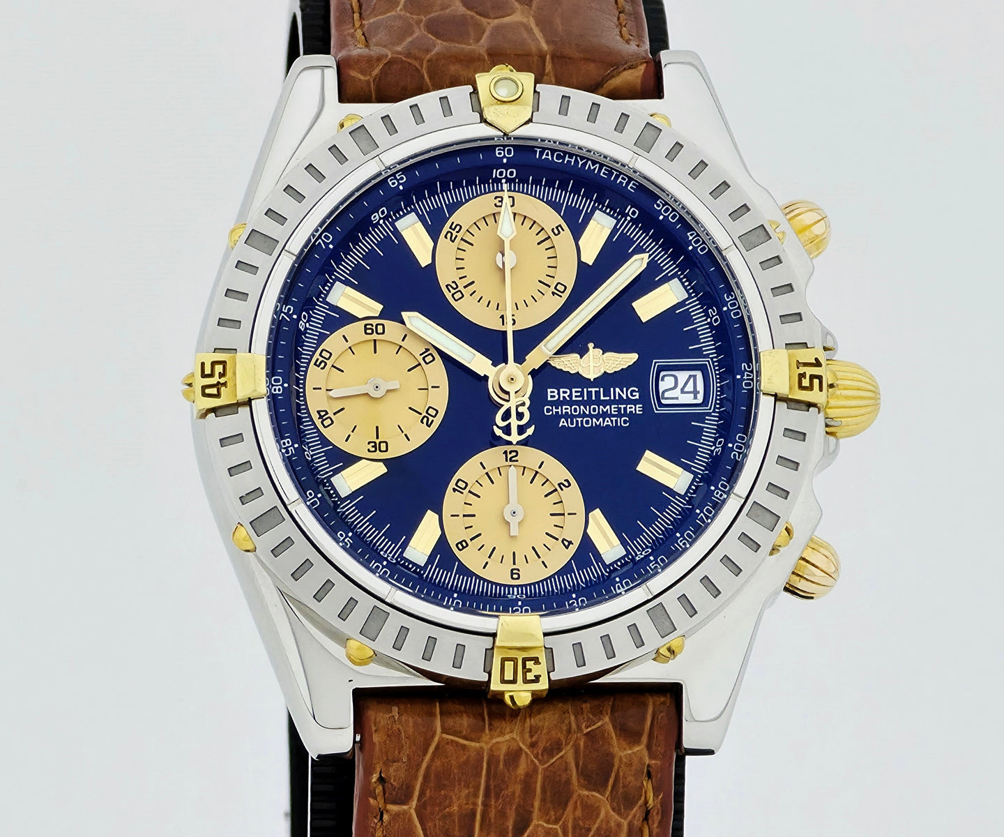 BREITLING Chronomat Chronograph Automatic 40mm 18k Gold & Steel Men's watch B13352