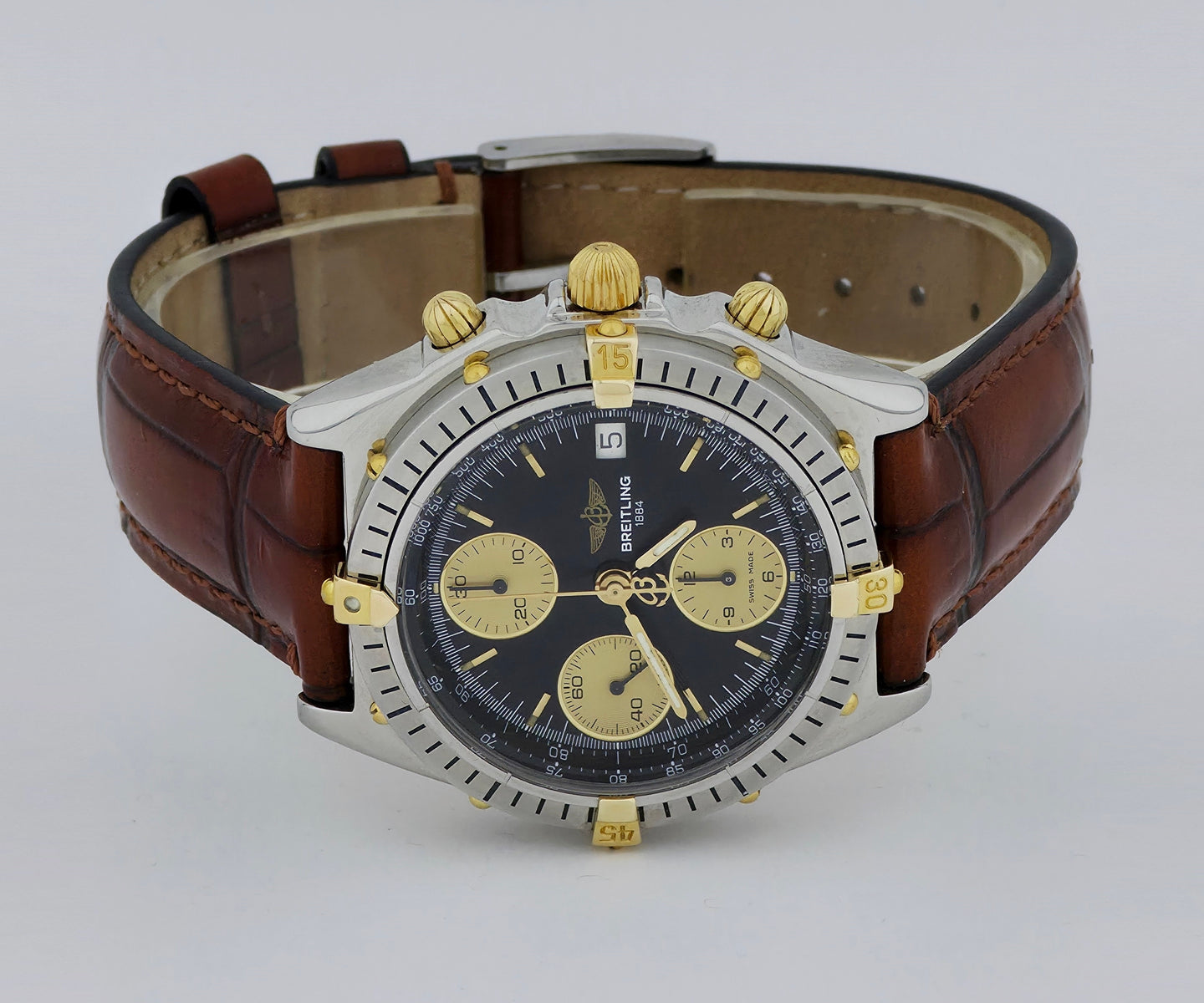 BREITLING Chronomat Chronograph Automatic 40mm Gold & Steel Men's watch B13048