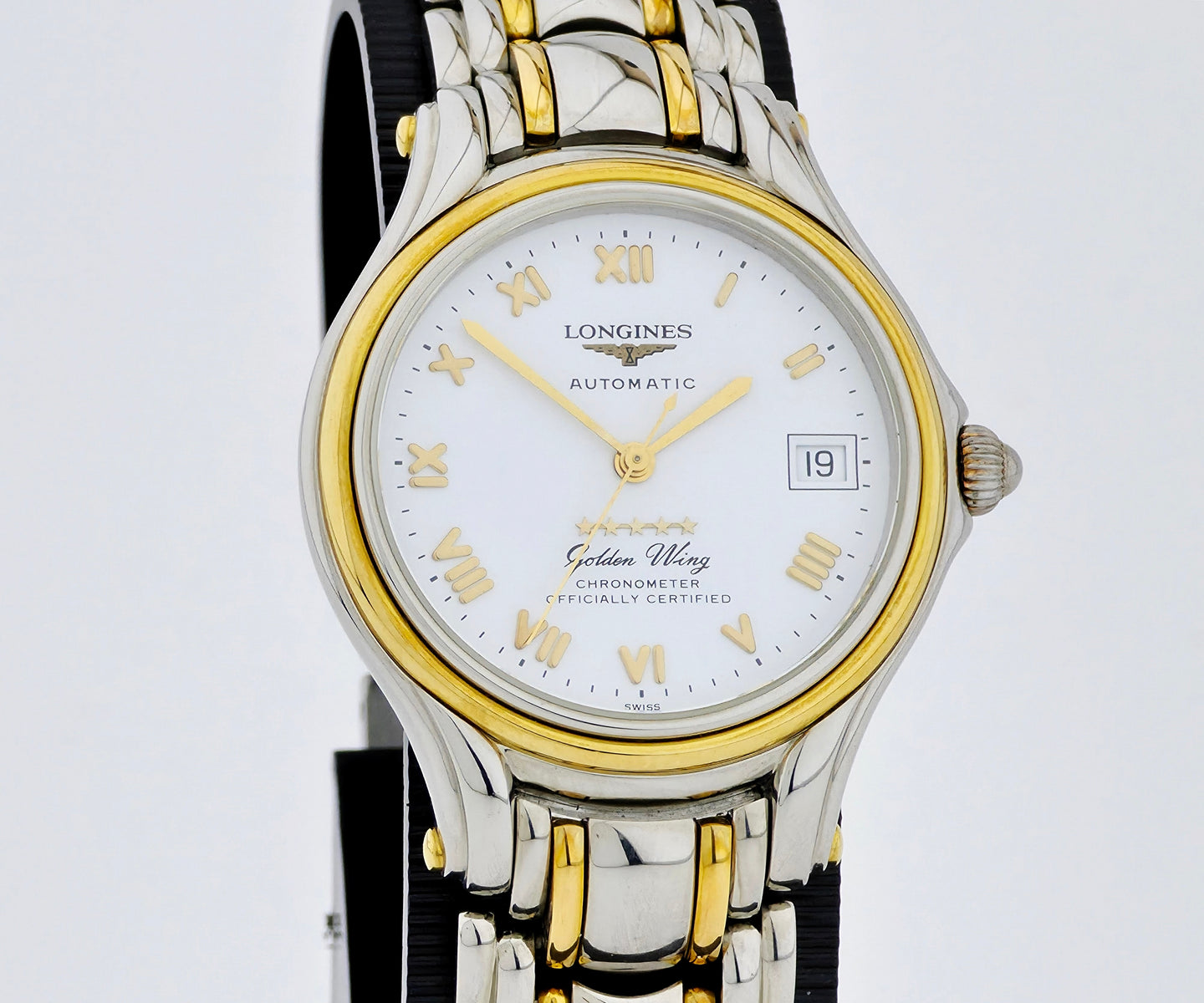 LONGINES Golden Wing 5 Star Automatic 18k Gold & Steel two- tone watch Ref: L3.609.5