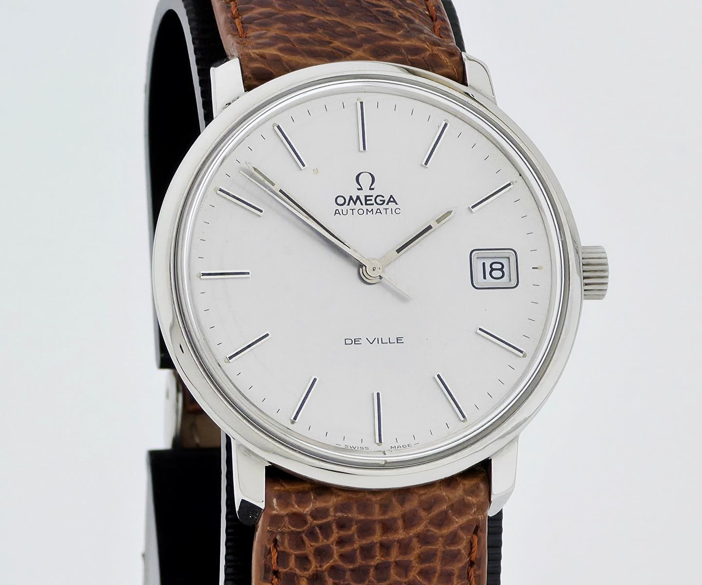 Vintage Omega De Ville TOOL.107 Automatic Cal. 1012 Steel case 36mm Ref : 166.0181