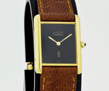 Cartier Must de Tank Vermeil Quartz 925 Silver & Gold plated Unisex watch 6 81006