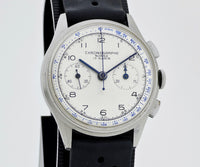 1940s Swiss Chronographe mechanical Excelsior Park 4.  Steel case 35.5mm