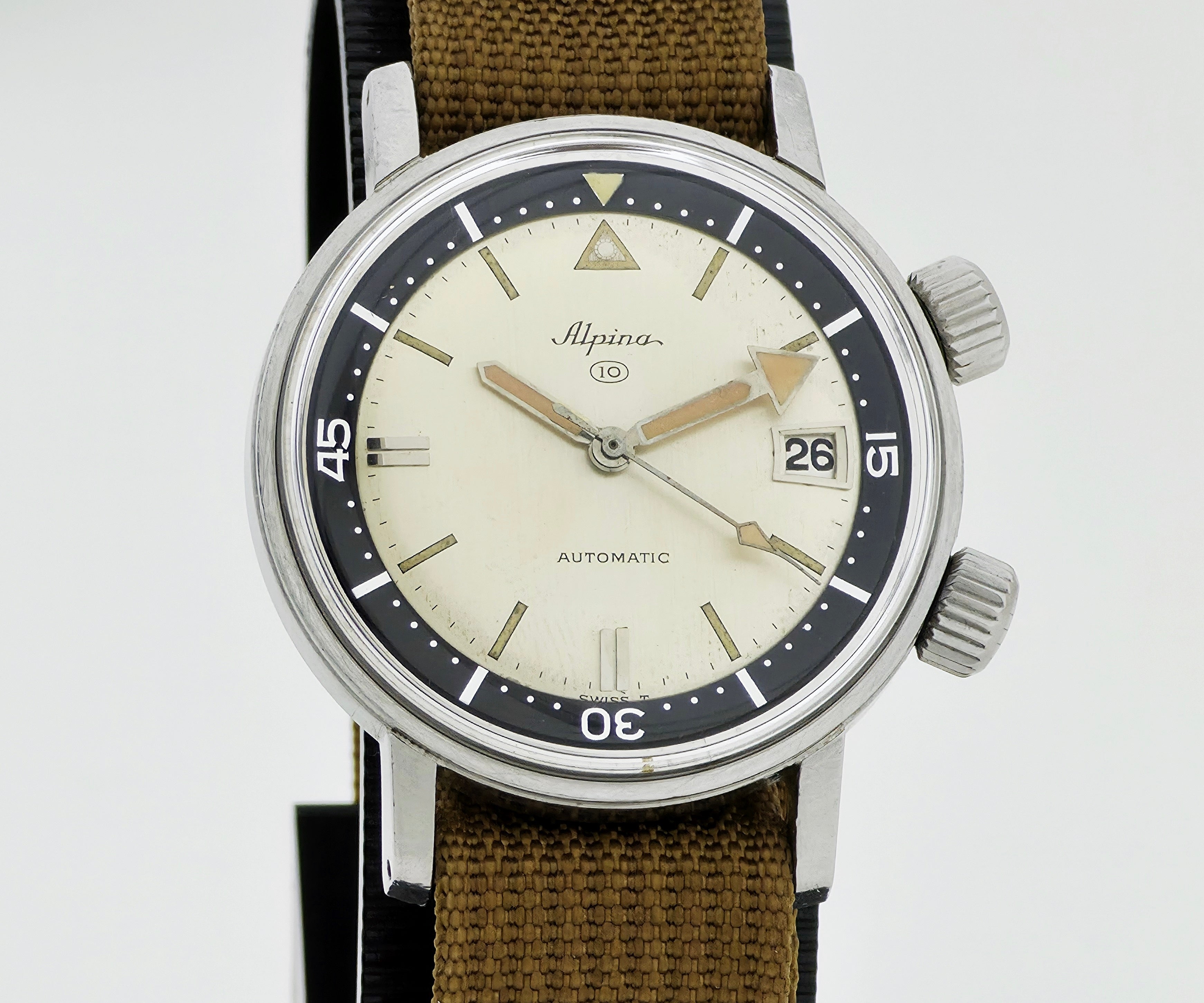 Vintage Alpina 10 Sea Strong Automatic, Super Compressor Diver Vintage Alpina 10 Sea Strong Automatic, Super Compressor Diver
