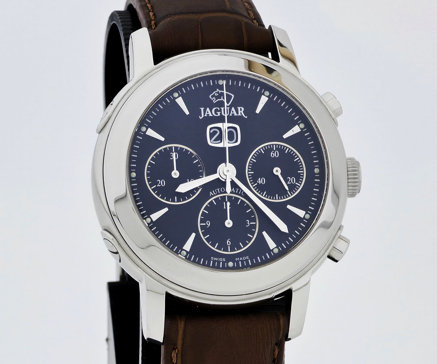 JAGUAR Chronograph Automatic Big-Date 41mm Stainless Steel  Ref: J942