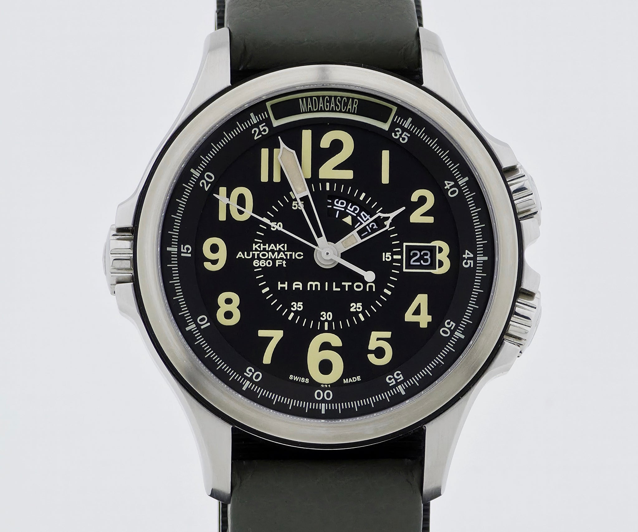 HAMILTON Khaki Automatic GMT H775650 Special Edition Conservation Harrison Ford watch