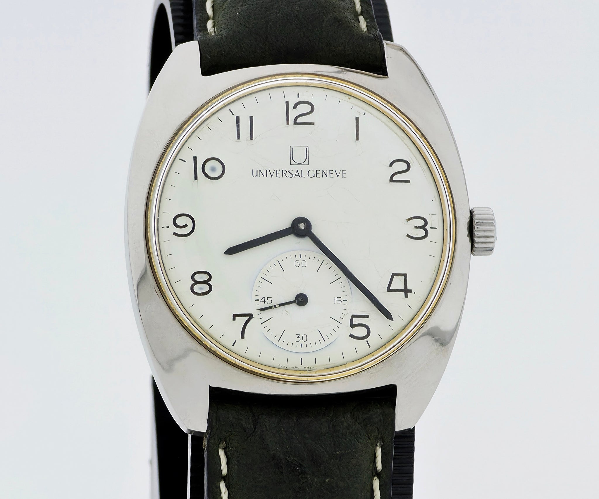 Universal Geneve Ferrovie Dello Stato 864 107 Mechanical Cal.64 Steel case 35mm