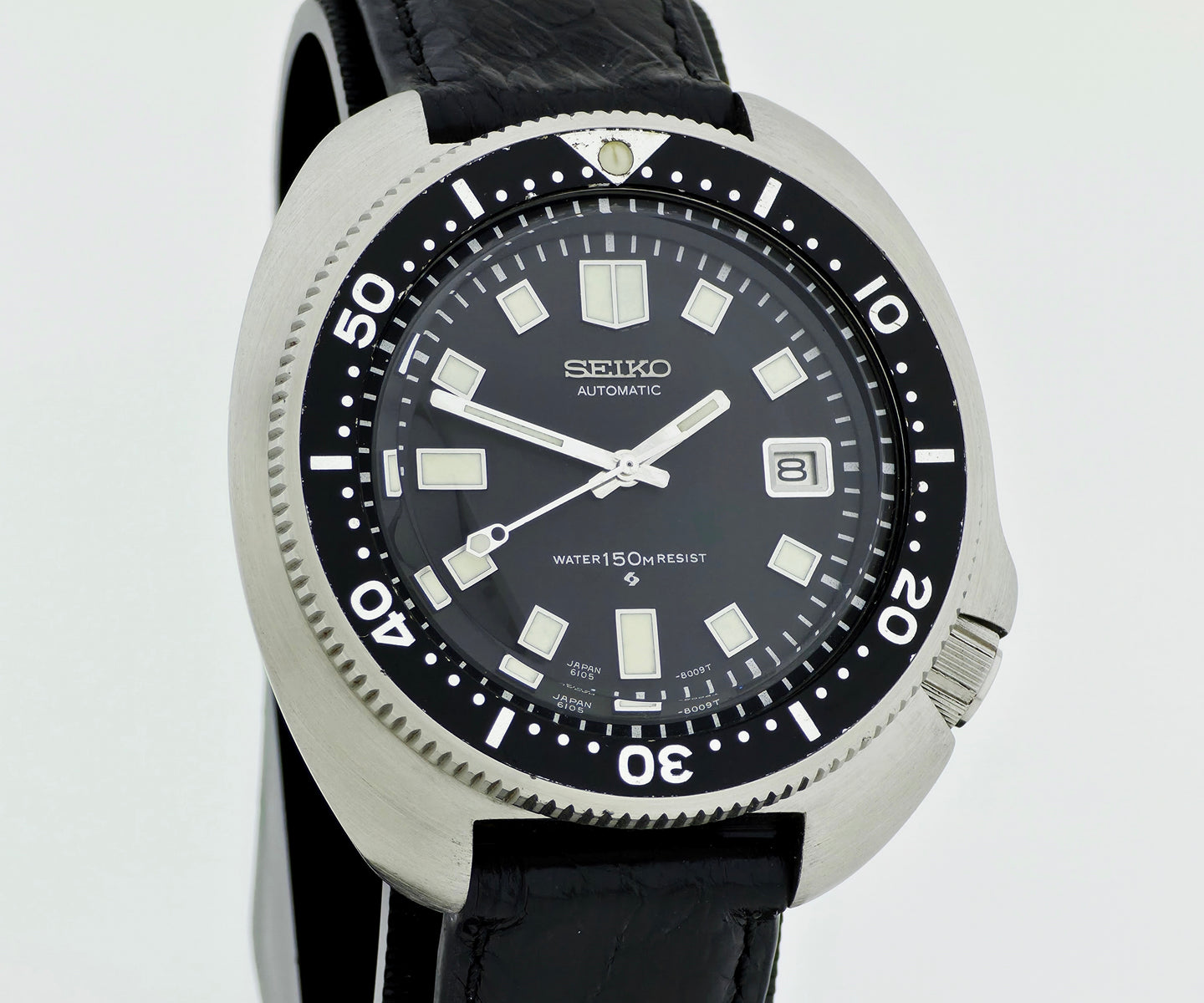Vintage Seiko "Captain Willard" Automatic Divers Watch 44mm Steel case 6105-8119