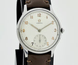 Rare 1940s OMEGA Mechanical Cal. 28 Steel case 35mm for Men’s Ref: 2403/1