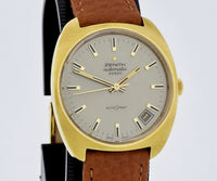 Vintage ZENITH AutoSport 28800 Automatic Cal. 2562 PC Steel & Gold filed 35mm