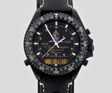 DPW Pluton Army Aviation Watch 1888-1988 Steel Black PVD plated Quartz 41mm