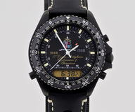 DPW Pluton Army Aviation Watch 1888-1988 Steel Black PVD plated Quartz 41mm
