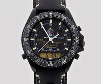DPW Pluton Army Aviation Watch 1888-1988 Steel Black PVD plated Quartz 41mm