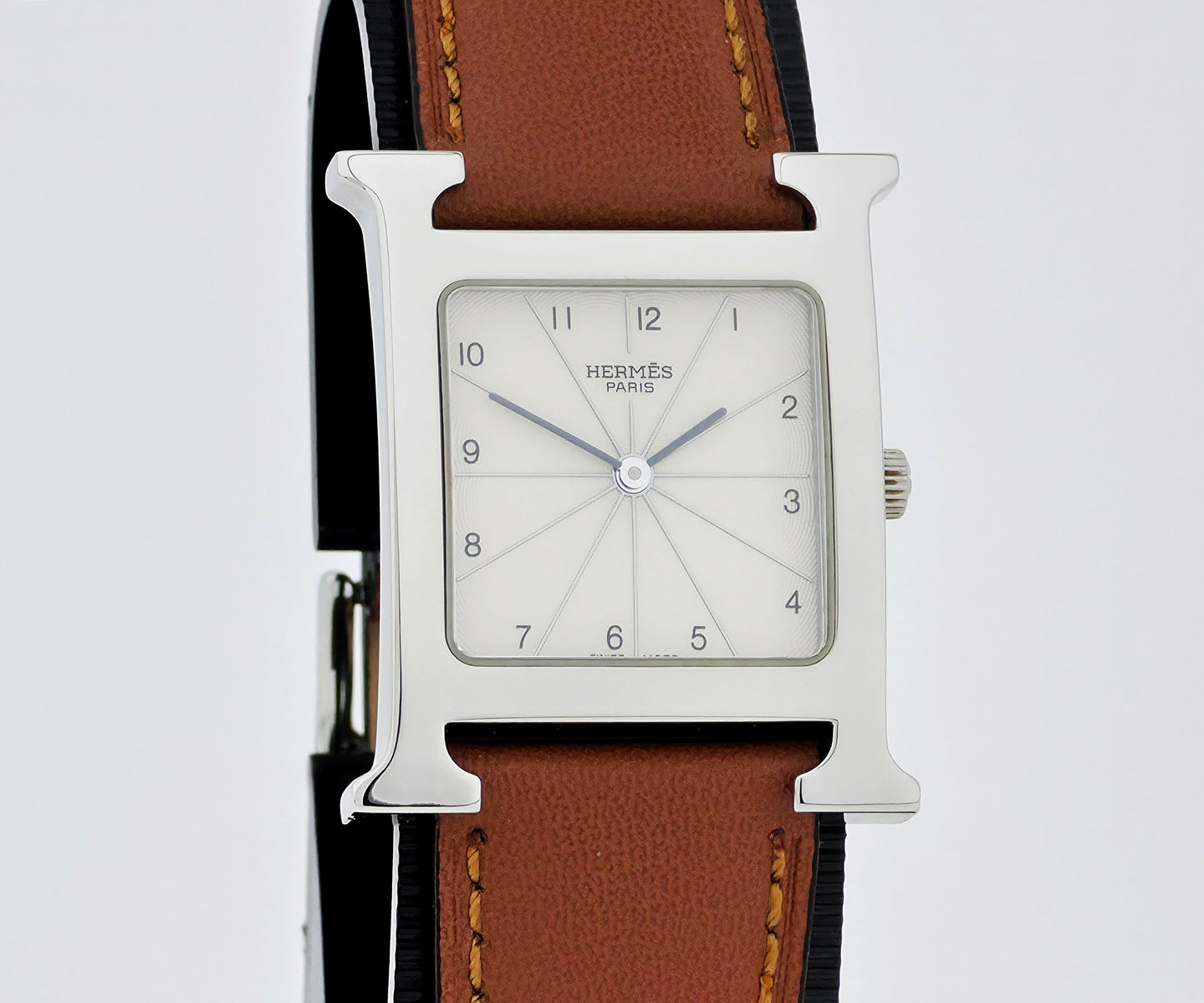 HERMES H Heure Unisex Watch HH1.510 Stainless steel case 26mm