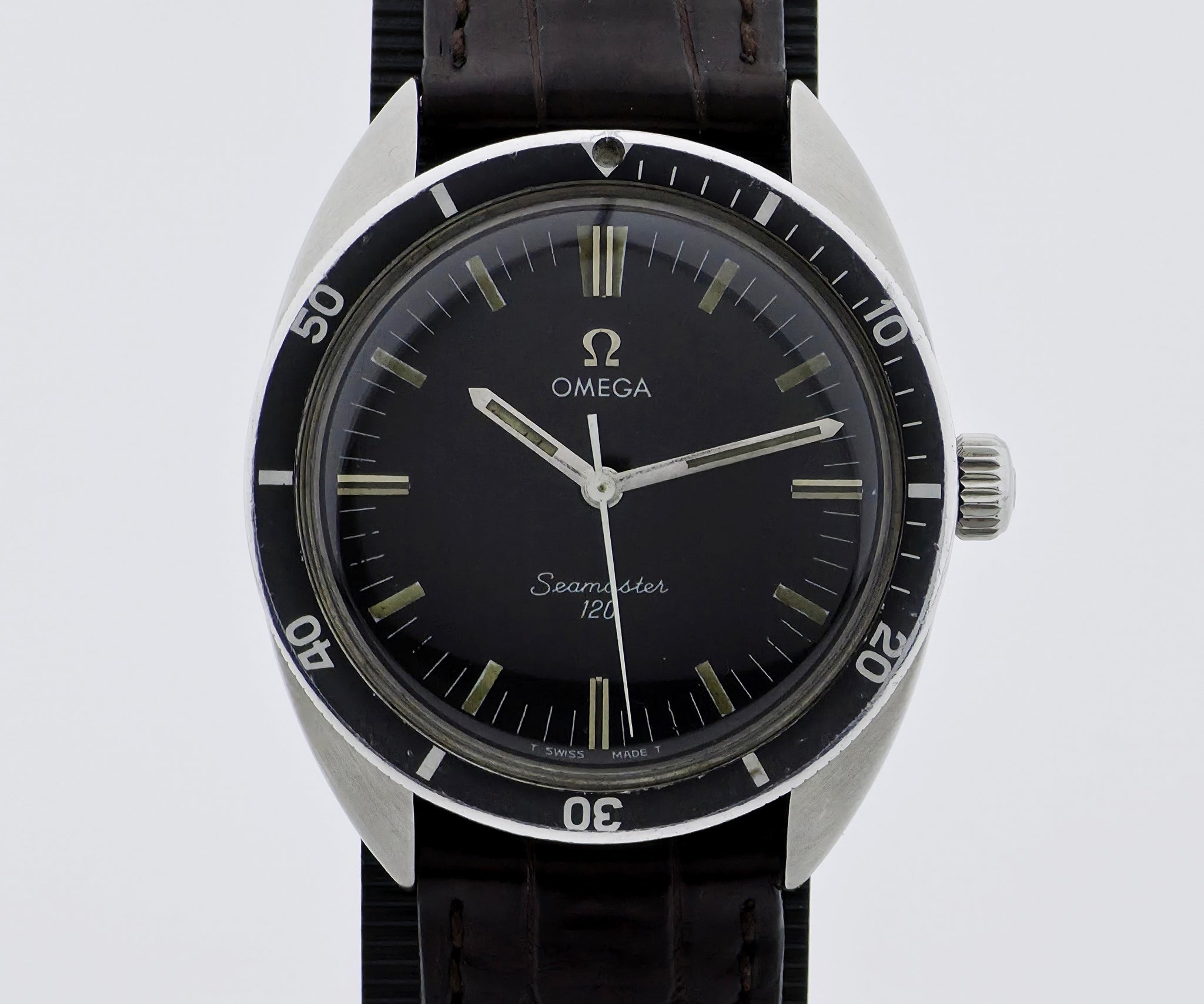 Vintage OMEGA Seamaster 120 mechanical Cal. 601 Steel case 36.5mm Ref: 135.027