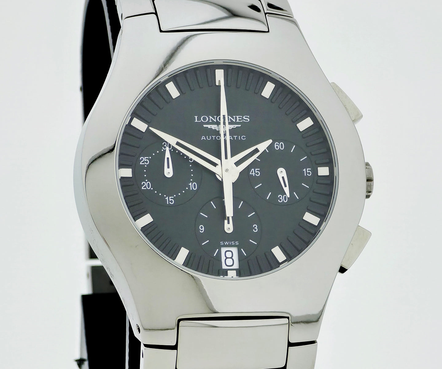 Longines Opposition Chronograph Automatic 38mm Titanium watch Ref: L3.622.1