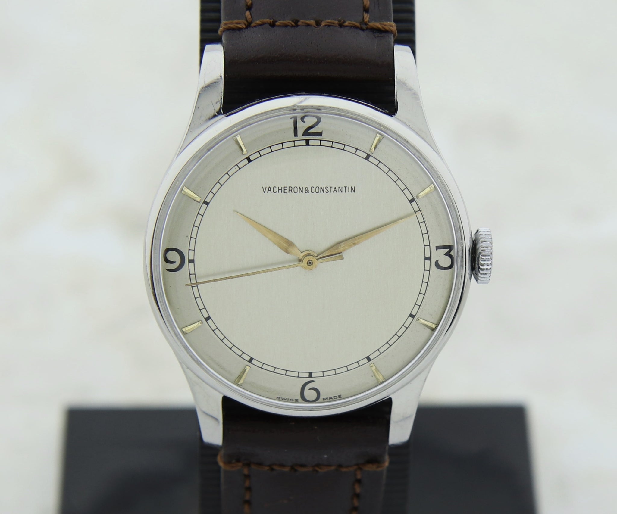 Vintage Vacheron Constantin Mechanical Cal. P454/5B Steel Men’s watch Ref: 4301