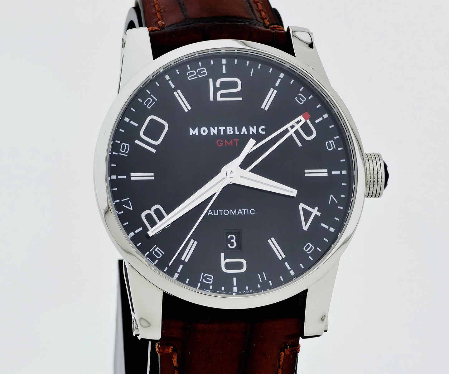 MONTBLANC TimeWalker GMT Automatic 42mm Steel Men's watch Ref: 7081