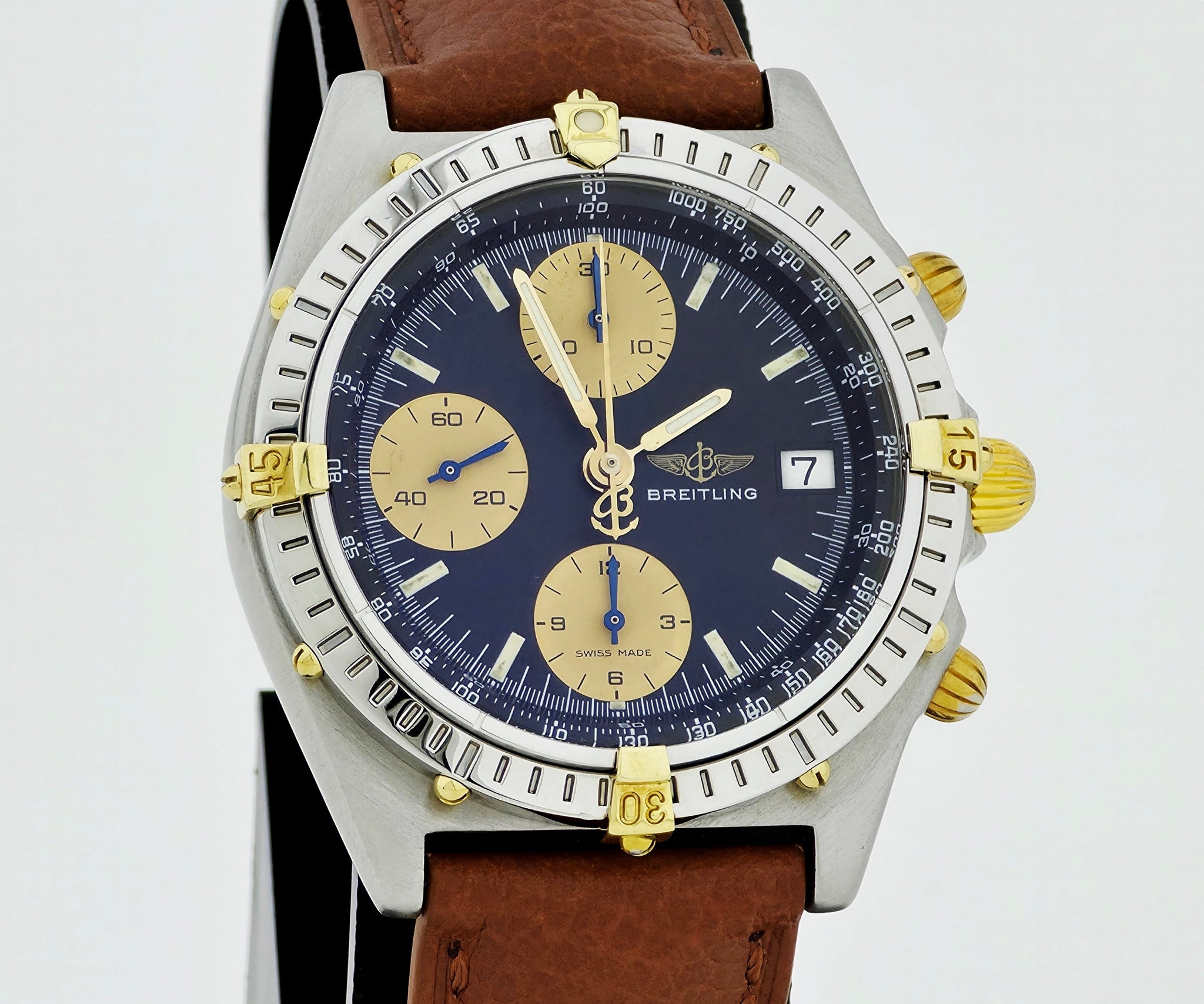 BREITLING Chronomat Chronograph Automatic 39mm Gold & Steel Men's watch 81950 A
