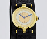 Ladies Cartier Must de Vermeil Quartz 925 silver & Gold plated  Ref: 590004