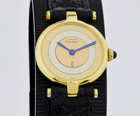 Ladies Cartier Must de Vermeil Quartz 925 silver & Gold plated  Ref: 590004