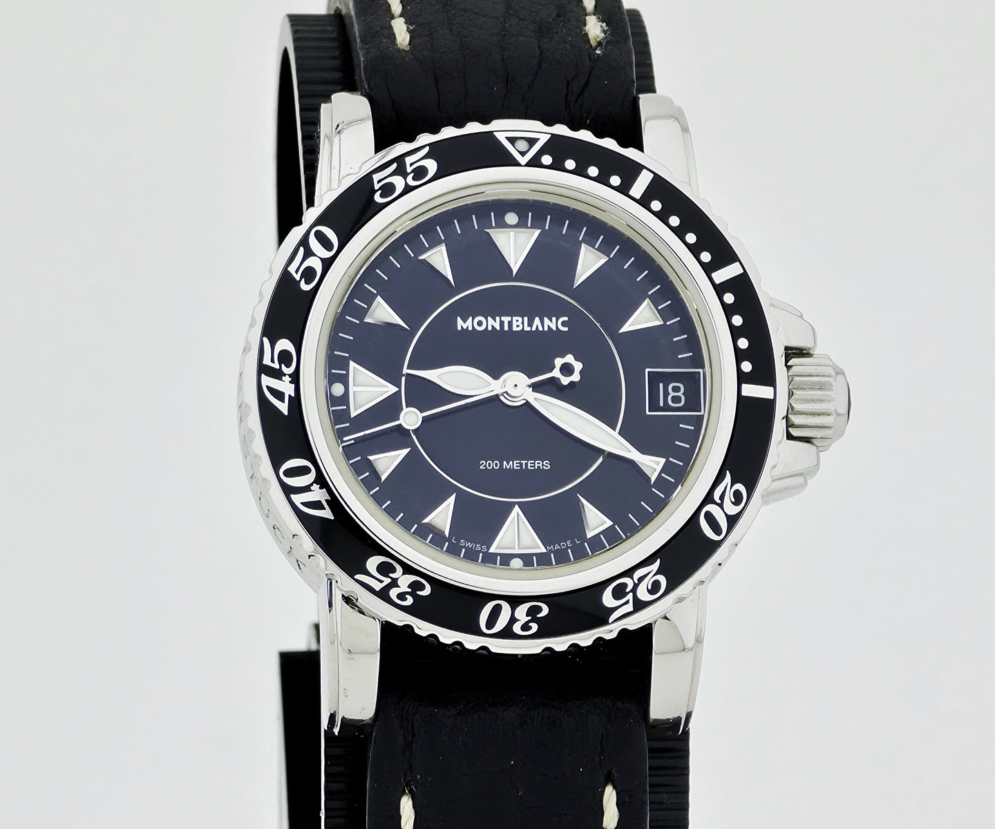MONTBLANC Meisterstuck Sport Diver Quartz 34mm Steel Unisex watch 7036