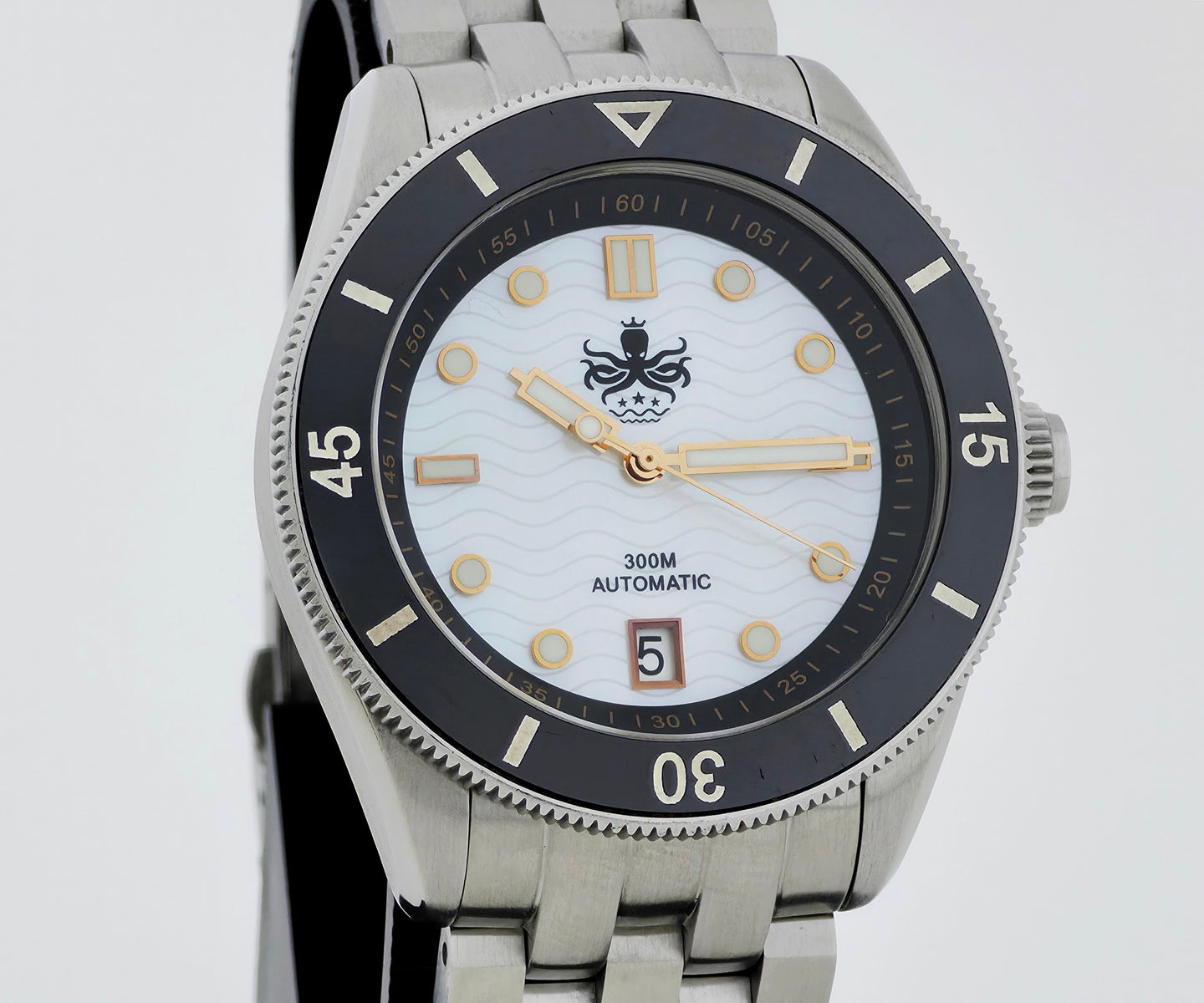 PHOIBOS Wave Master 300m Automatic 42mm steel Men's watch PY053DD