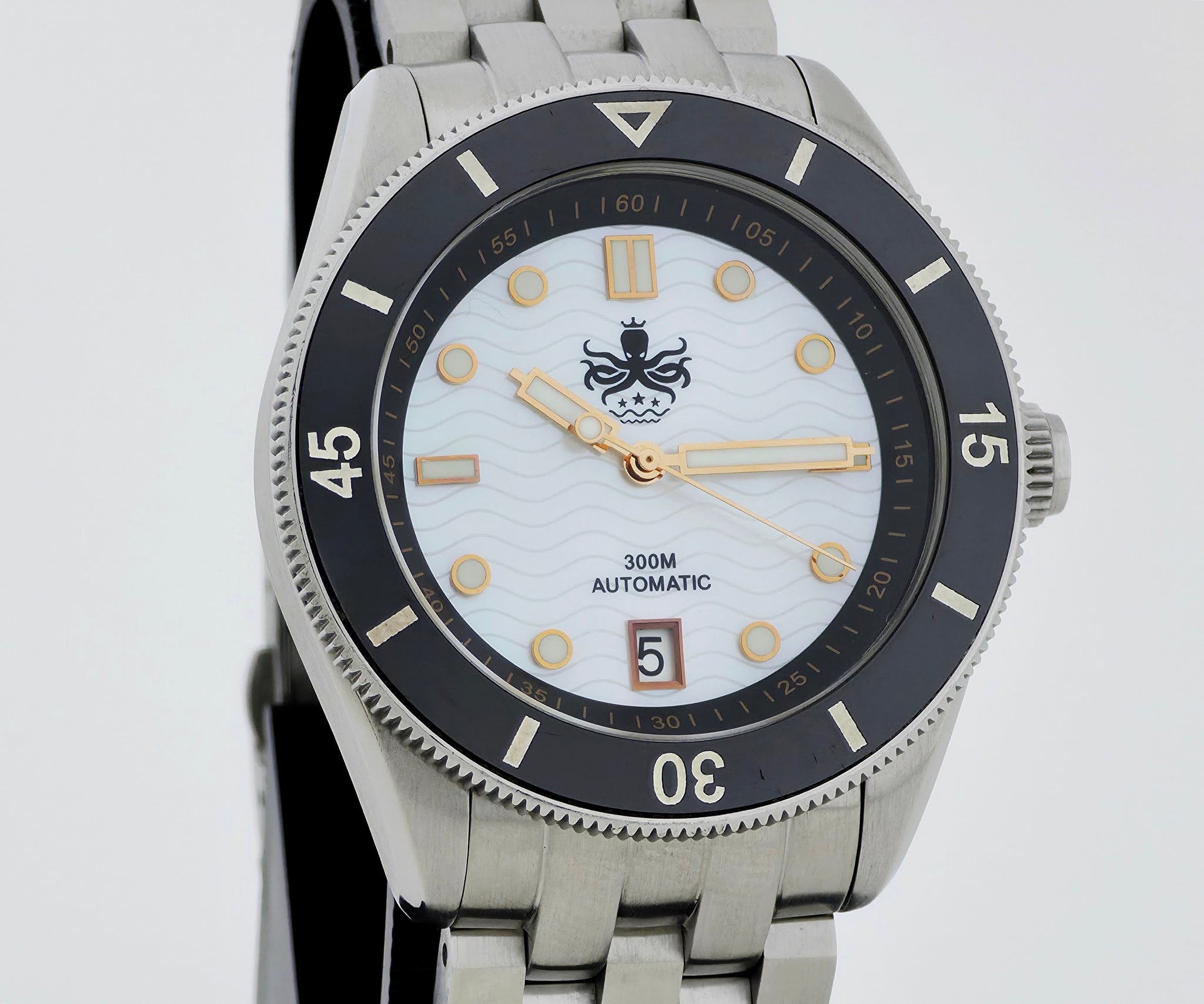 PHOIBOS Wave Master 300m Automatic 42mm steel Men's watch PY053DD