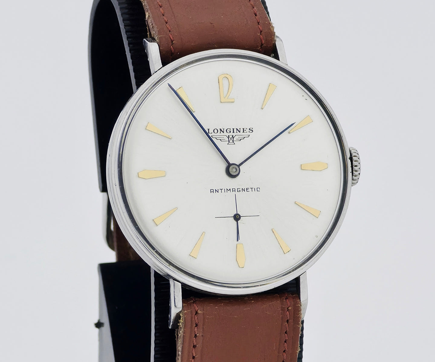 1940s Vintage LONGINES mechanical Cal. 12.68z Steel case 37mm Ref: 21169