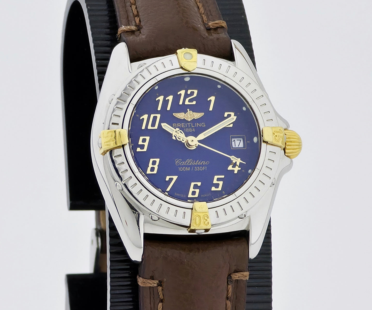 BREITLING Callistino Quartz, 28mm Steel & Gold Women's watch Ref: B52045