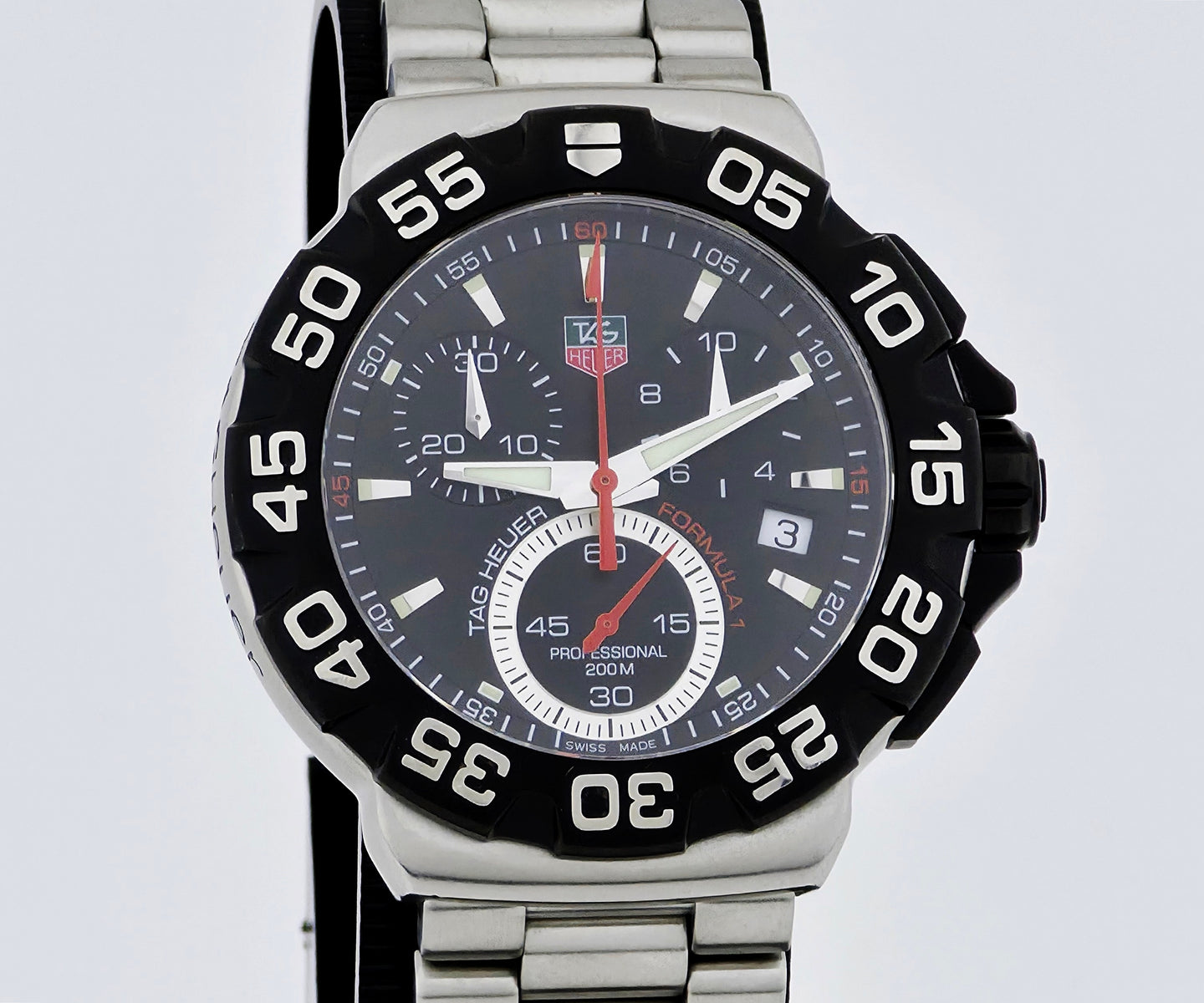 TAG Heuer Formula 1 Chronograph Quartz 41mm Steel Men's watch Ref: CAH1110