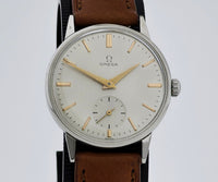 Vintage OMEGA mechanical Cal. 30 T2 PC 35mm Stainless Steel Men's watch Ref: 2271-1