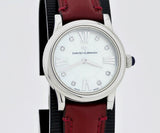 Ladies David Yurman Classic T717-S Quartz, 30mm Steel case, Pearl & diamond dial