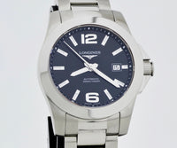 LONGINES Conquest 300m Automatic 41mm Steel Men's Watch Ref: L3.658.4