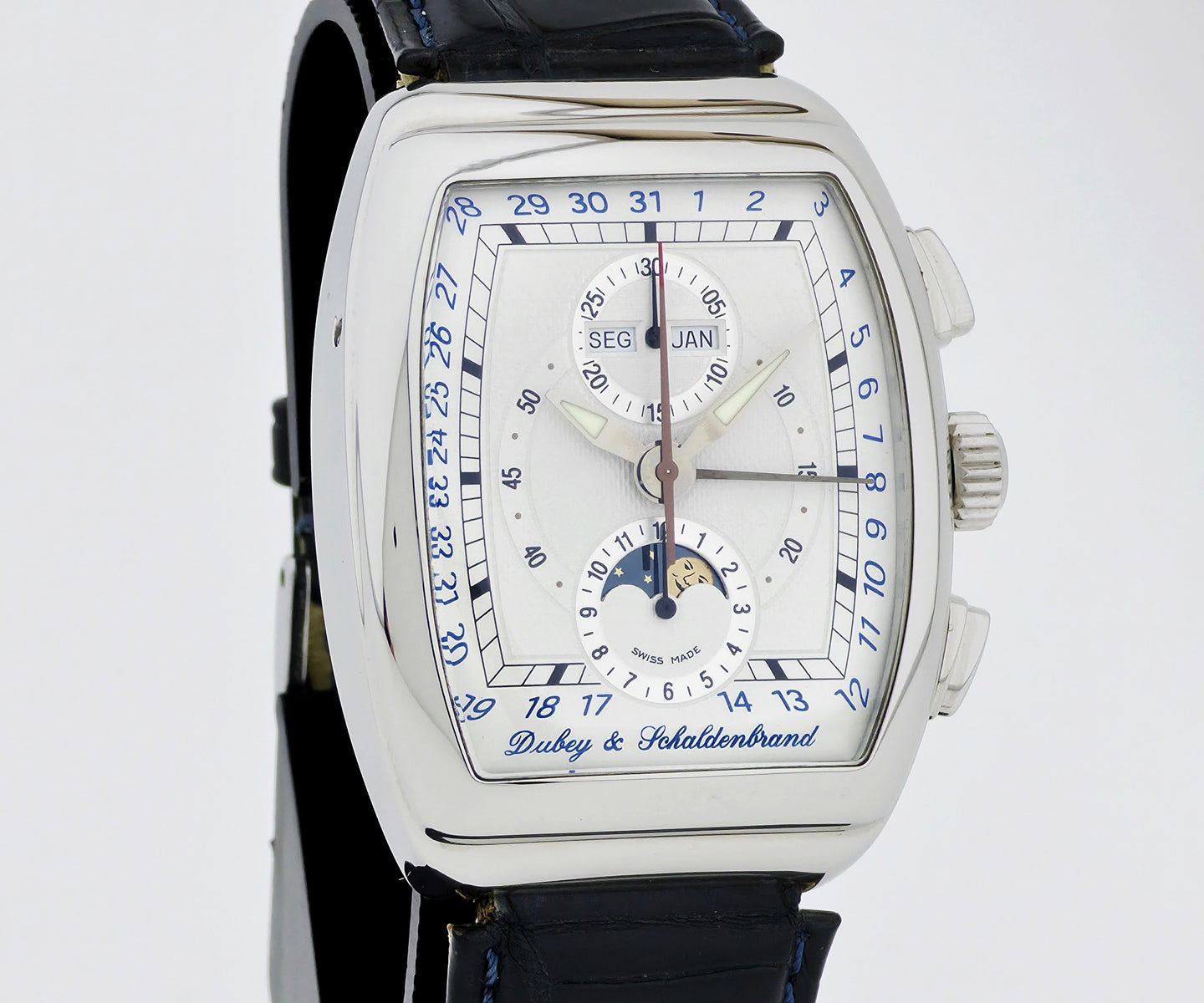 Dubey & Schaldenbrand Gran Chrono Astro Full calendar Chrono Automatic Steel Men's