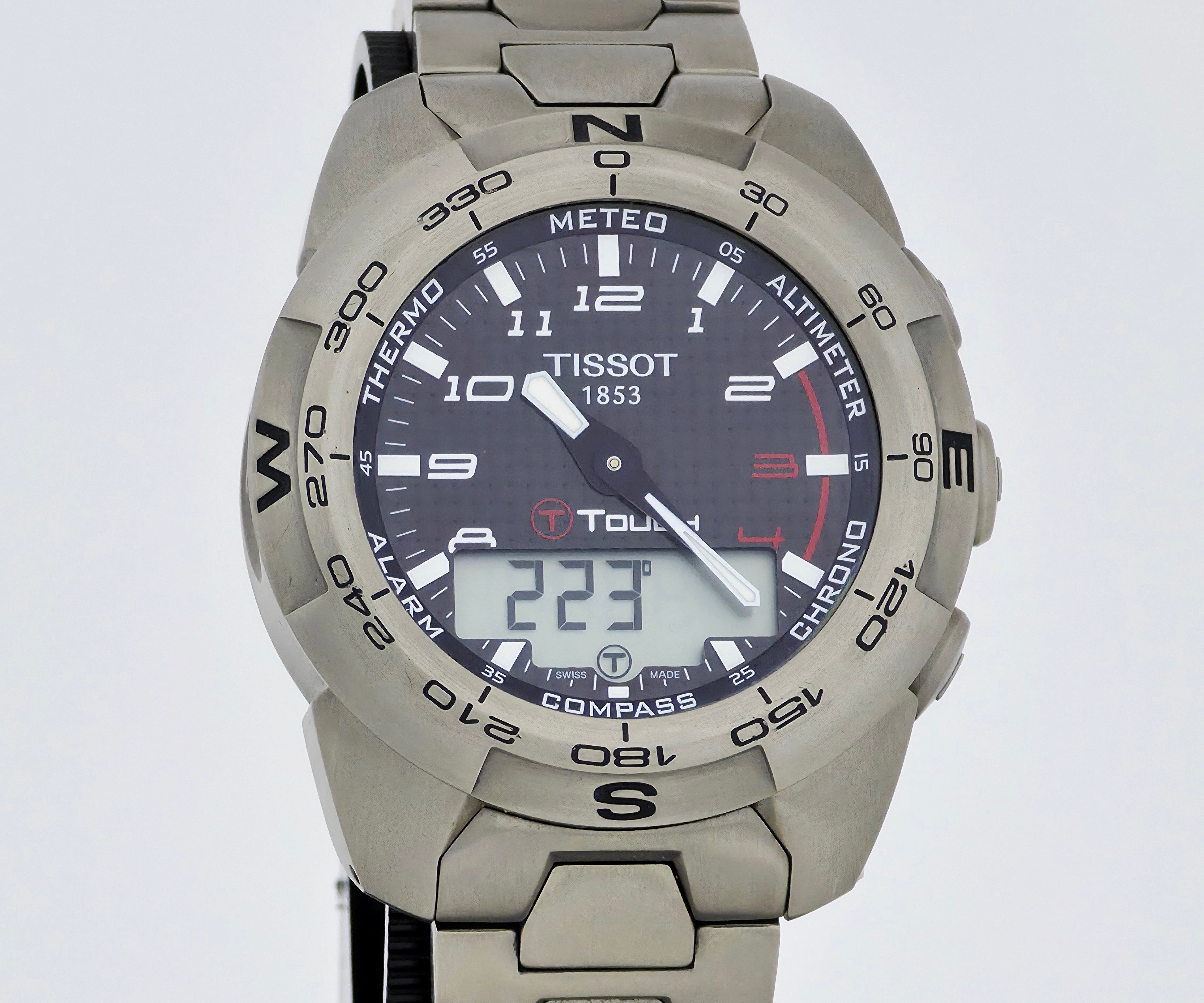 Tissot T-Touch Expert T013420A Carbon dial, 43mm Titanium Men's