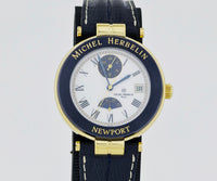 Michel Herbelin Newport, Power GMT Power reserve Automatic, 38mm case Ref: 1457 Limited edition ***/499