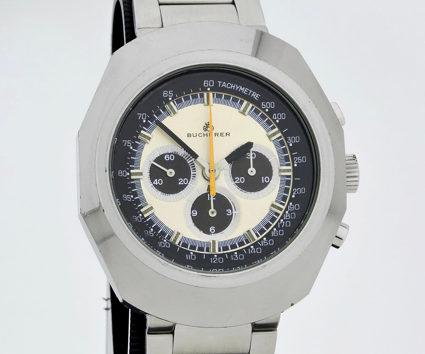 1970s Bucherer Anakin Skywalker 44mm Chronograph Lemania Cal. 1873  Panda Dial Ref: 9656