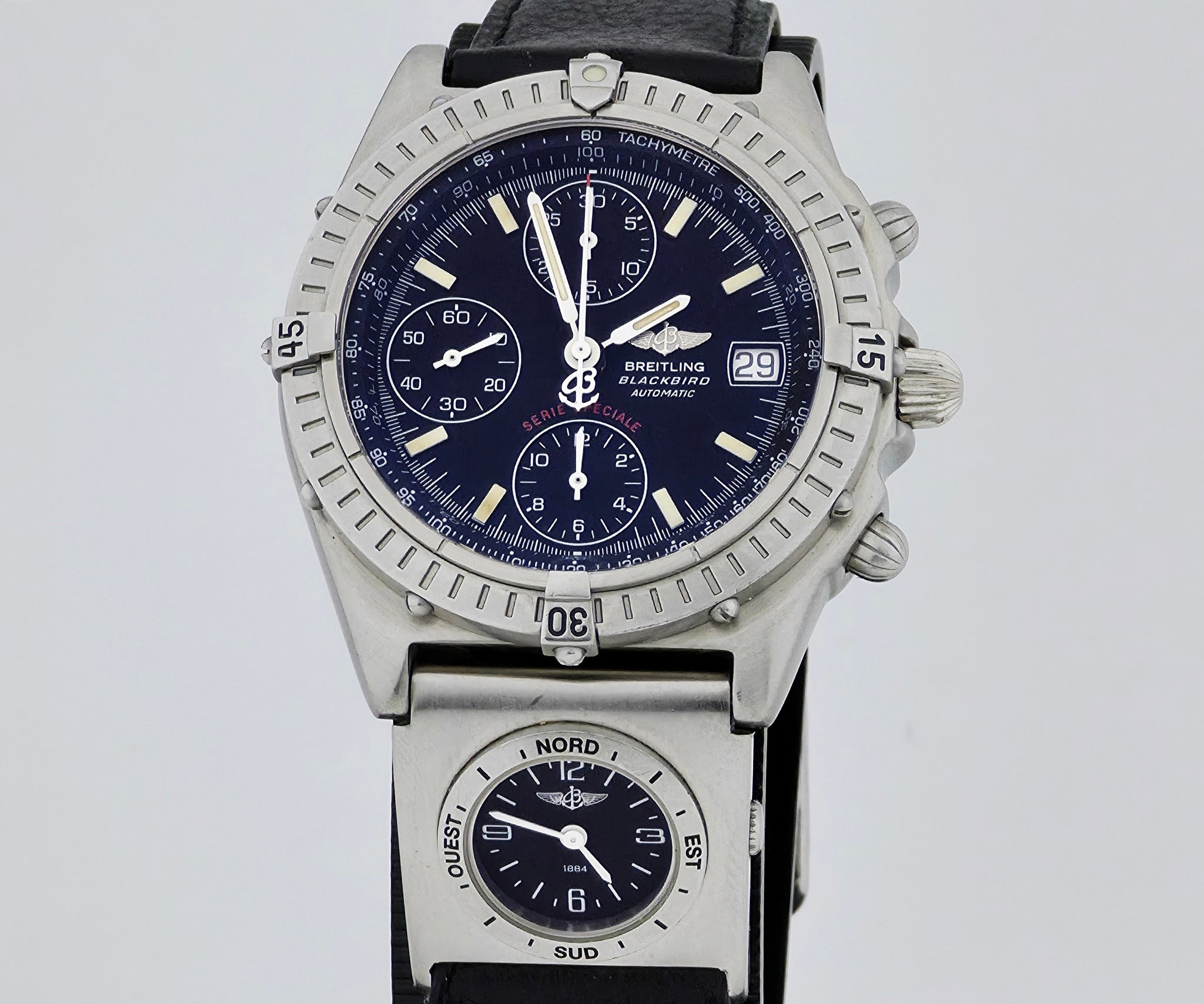 BREITLING Blackbird Chronograph Automatic, Two Steel Men's watch Ref: A13350