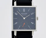 NOMOS  Glashutte Tetra Neomatik Automatic Cal. 3001 Dark Blue dial steel Men's watch