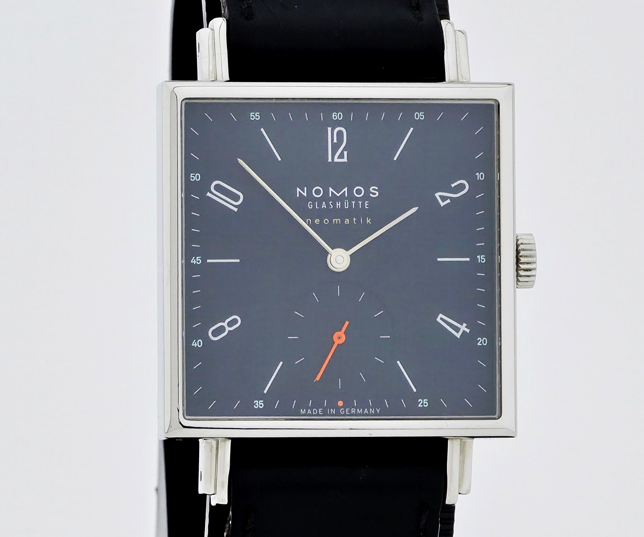 NOMOS  Glashutte Tetra Neomatik Automatic Cal. 3001 Dark Blue dial steel Men's watch