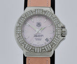 Ladies TAG Heuer Formula 1 Quartz, 36mm Steel case & Diamond Bezel Ref: WAC1216