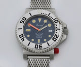 Squale TIGER Automatic 300m divers watch 44mm Steel case Ref: 2007