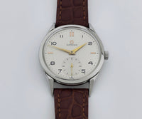 Vintage OMEGA mechanical Cal.265 Stainless steel 35.5mm Men's watch Ref: 2605-3
