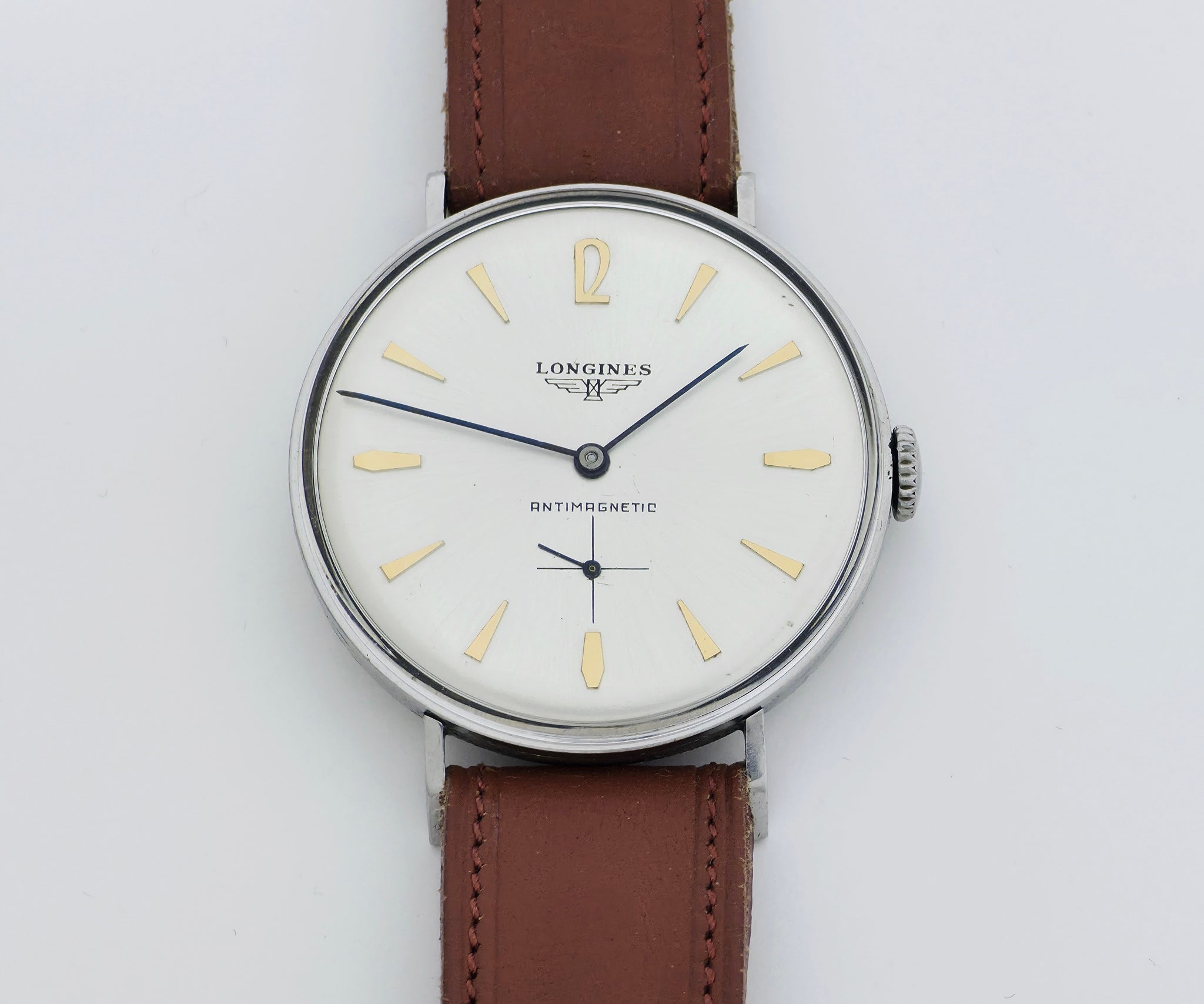 1940s Vintage LONGINES mechanical Cal. 12.68z Steel case 37mm Ref: 21169