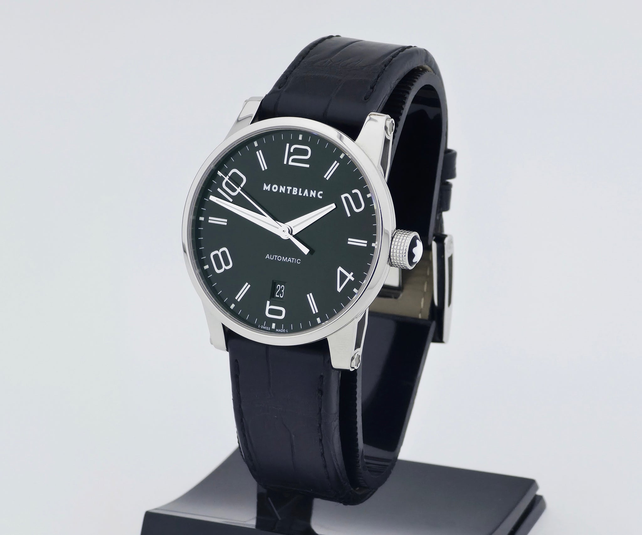 Montblanc TimeWalker Automatic, 39mm Stainless steel Men's watch Ref: 7210