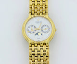 Raymond Weil Fidelio 2000 Quartz, Moon Phase 18K Gold Electroplated