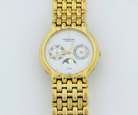 Raymond Weil Fidelio 2000 Quartz, Moon Phase 18K Gold Electroplated