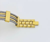Michel Herbelin Newport Skeleton mechanical, 35mm Steel & Gold plated Ref: 1255