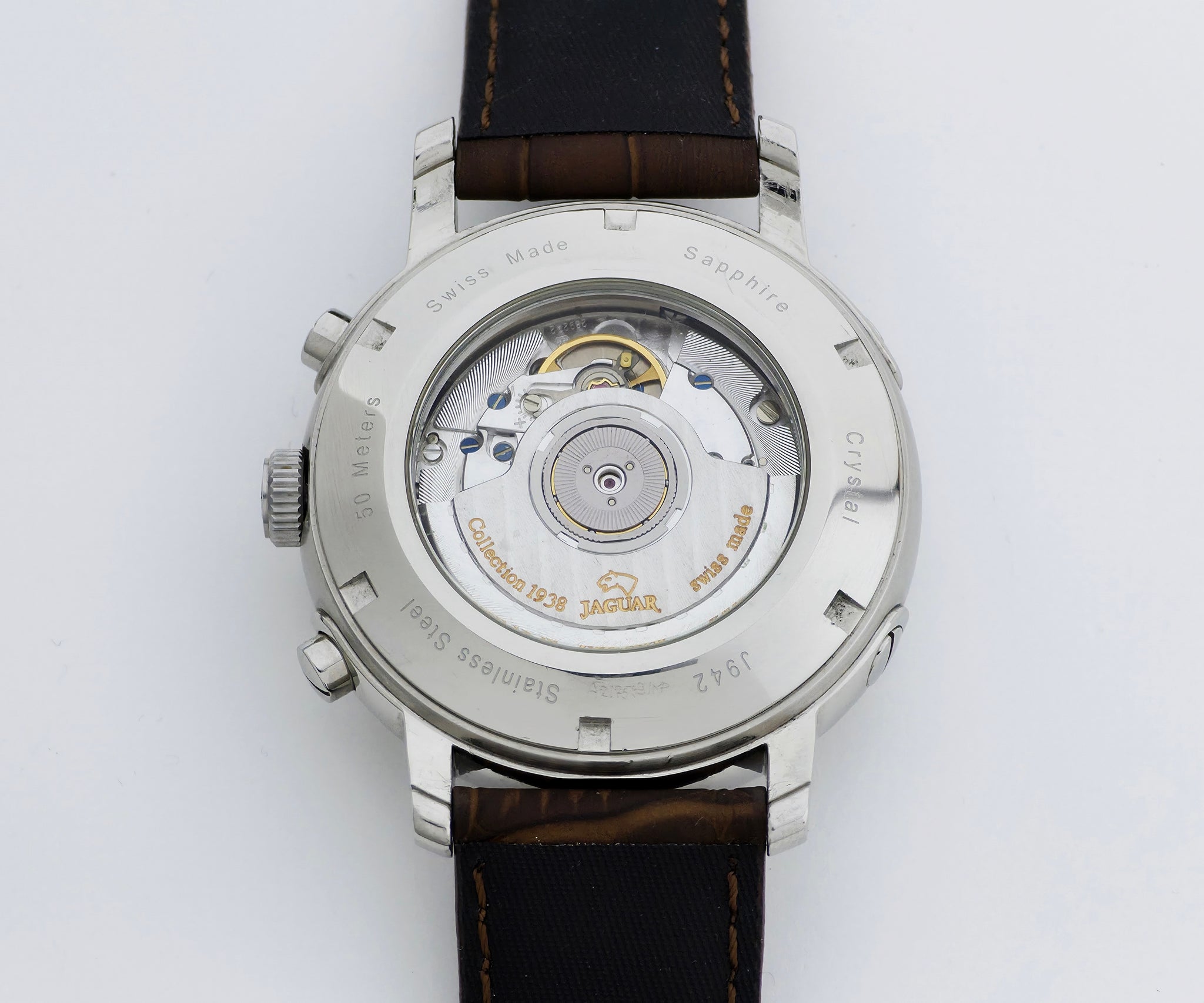 JAGUAR Chronograph Automatic Big-Date 41mm Stainless Steel  Ref: J942