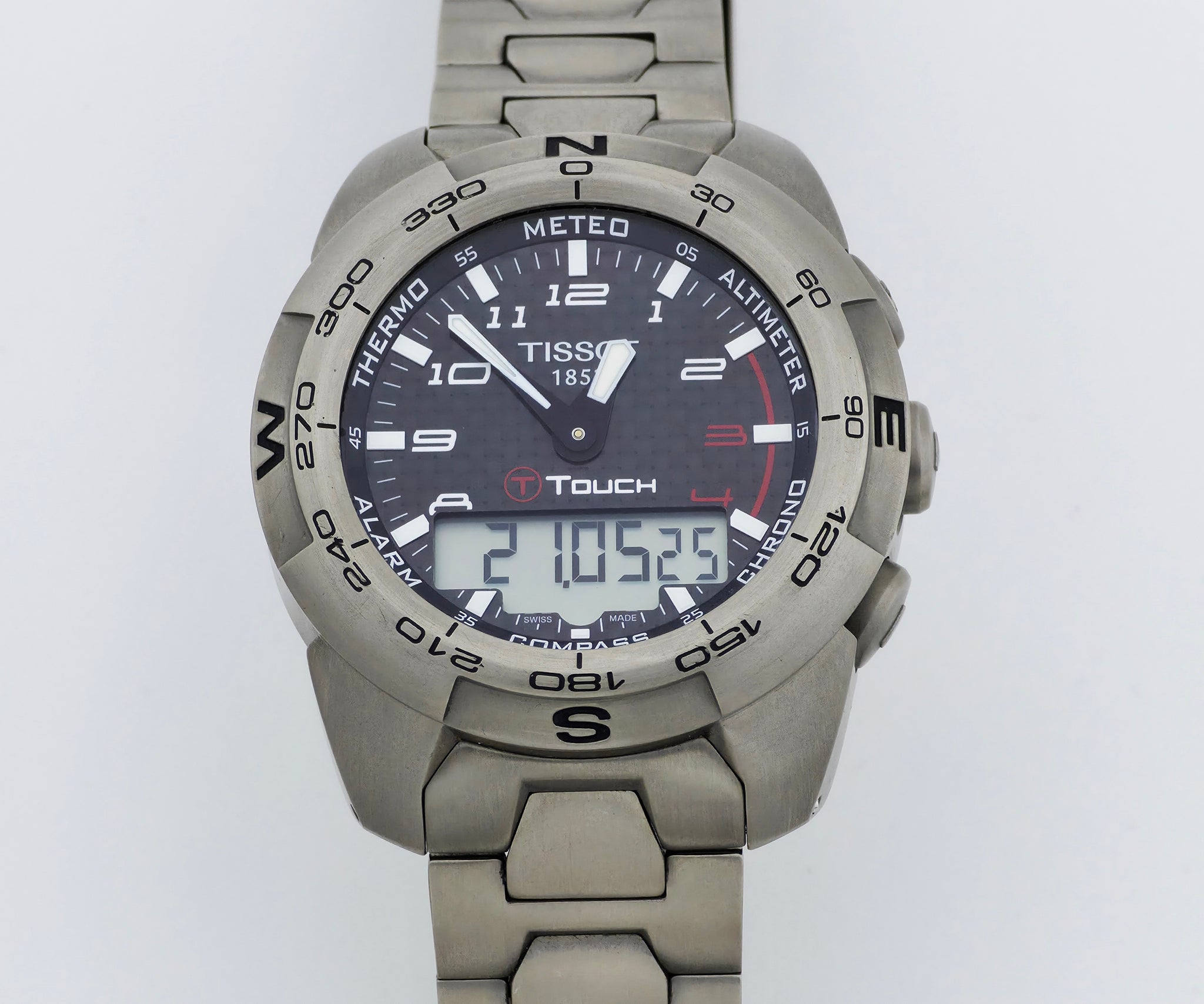 Tissot T-Touch Expert T013420A Carbon dial, 43mm Titanium Men's watch